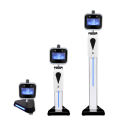 3D Camera Face Recognition Screening Time Attendance System  with Thermal Scanner Hand Sanitizer Temperature Kiosk